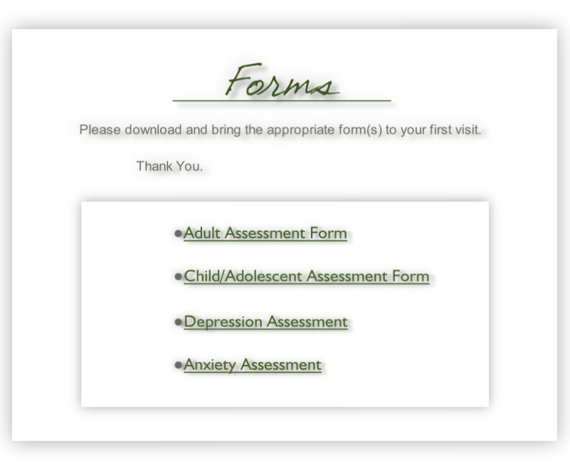 Depression Assessment
